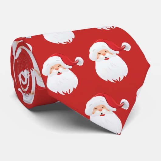 Das Krawatte-Weihnachten Sankt der Männer Krawatte (Gerollt)