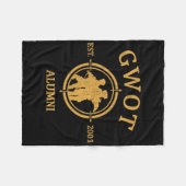 Das kreative Rüstungswerk hat den globalen Krieg g Fleecedecke (Vorderseite (Horizontal))