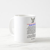 Das Kredo des Amerikaners Kaffeetasse (Vorderseite Links)