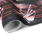 Das Kredo eines Pfeifers (Blitz) Geschenkpapier (Rolleneckpunkt)