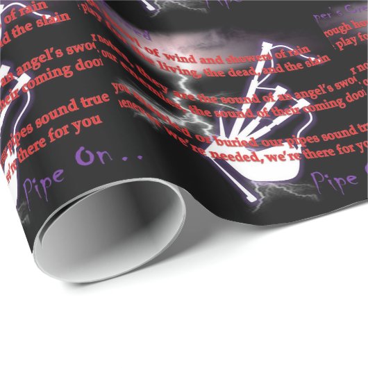 Das Kredo eines Pfeifers (Blitz) Geschenkpapier (Rolleneckpunkt)