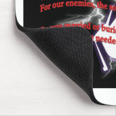 Das Kredo eines Pfeifers (Blitz) Mousepad (Ecke)