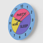 Das Kreisdiagramm der Lebenuhr Große Wanduhr (Winkel)