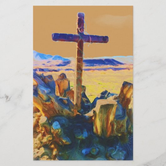 Das Kreuz der Erlösung-Gerettet_ Briefpapier (Vorderseite)