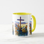 Das Kreuz der Erlösung-Gerettet_ Tasse (VorderseiteRechts)