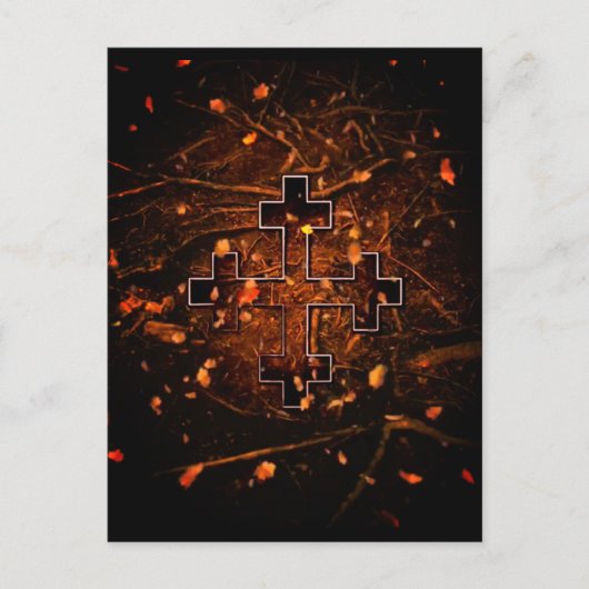 Das Kreuz der Großen Mutter (Erde) Māra Postkarte (Vorderseite)