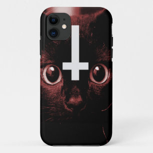 Das Kreuz der Miezekatze iPhone 11 Hülle