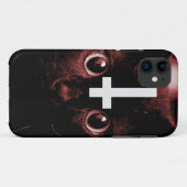Das Kreuz der Miezekatze Case-Mate iPhone Hülle (Rückseite (Horizontal))