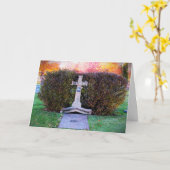 "Das Kreuz des Heiligen Michael" Sympathiekarte Karte (Gelbe Blume)