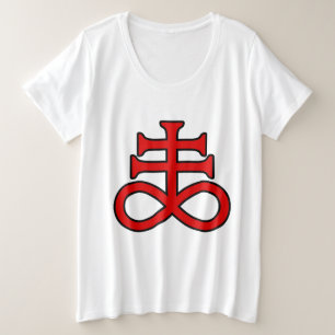 Das Kreuz des Schwarzen Alchemisten Große Größe T-Shirt