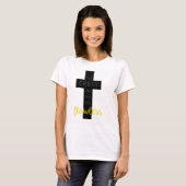 Das Kreuz hat Sie fehlerlos - christliches Shirt (Vorne ganz)