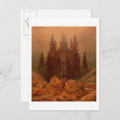 Das Kreuz in den Bergen, 1812 (Öl auf Leinwand) Postkarte (Vorne/Hinten)