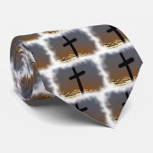 Das Kreuz Krawatte (Gerollt)