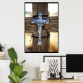 Das Kreuz Poster (Heimbüro)