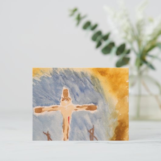 Das Kreuz Postkarte (Stehend Vorderseite)