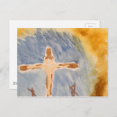 Das Kreuz Postkarte (Vorne/Hinten)