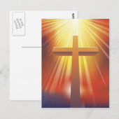 Das Kreuz Postkarte (Vorne/Hinten)