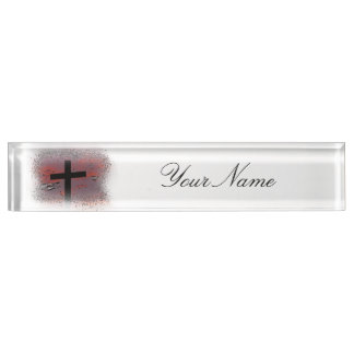Das Kreuz und Sie Namensplakette