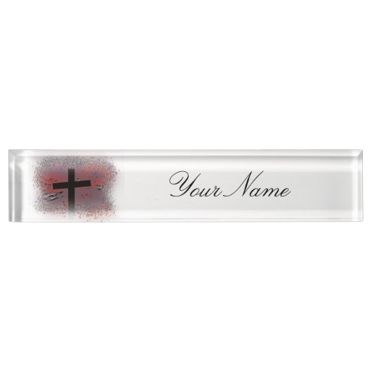 Das Kreuz und Sie Namensplakette (Vorderseite)