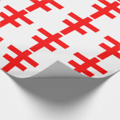 Das Kreuzpatt der schottischen Tempelritter Geschenkpapier (Ecke)