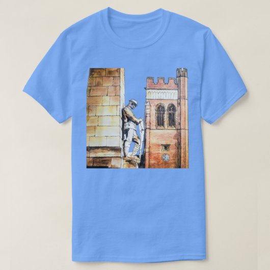 Das Kriegsdenkmal und der Fenton der Christlichen  T-Shirt (Design vorne)
