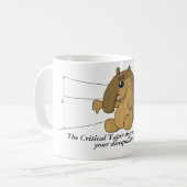 Das kritische Tapir - strukturelle Geologie Kaffeetasse (Vorderseite Links)