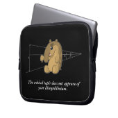 Das kritische Tapir - strukturelle Geologie Laptopschutzhülle (Vorderseite Links)