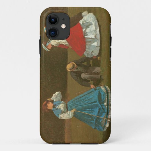 Das Krokettspiel, 1866 (Öl auf Leinwand) Case-Mate iPhone Hülle (Rückseite)