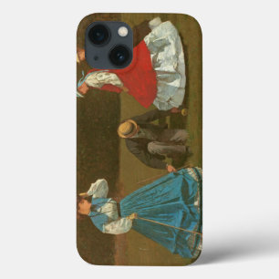 Das Krokettspiel, 1866 (Öl auf Leinwand) iPhone 13 Hülle