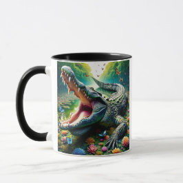 Das Krokodil, ein furchtbarer Raubtier. Tasse
