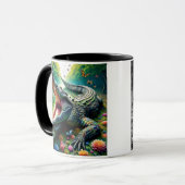 Das Krokodil, ein furchtbarer Raubtier. Tasse (Vorderseite Links)