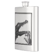 Das Krokodil und der Frosch Flachmann (Links)