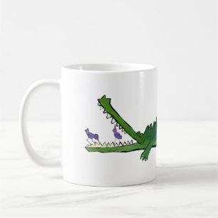 Das Krokodil und seine Freund-Tasse Kaffeetasse