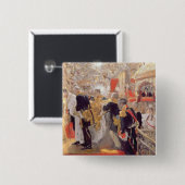Das Krönen des Kaisers Nicholas II Button (Vorne & Hinten)