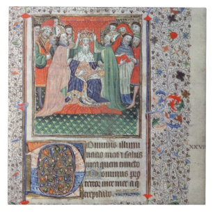 Das Krönen von Henry VI (1421-71) in Westminster, Fliese