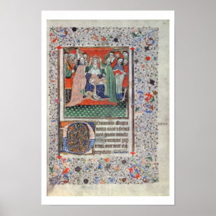 Das Krönen von Henry VI (1421-71) in Westminster, Poster