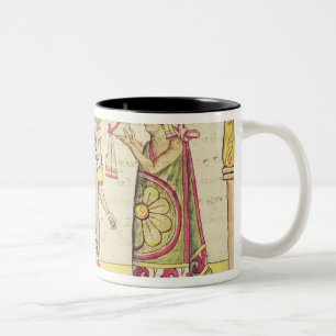 Das Krönen von Montezuma II Zweifarbige Tasse