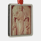 Das Krönen von Otto II und Theophrano Silbernes Ornament (Rechts)