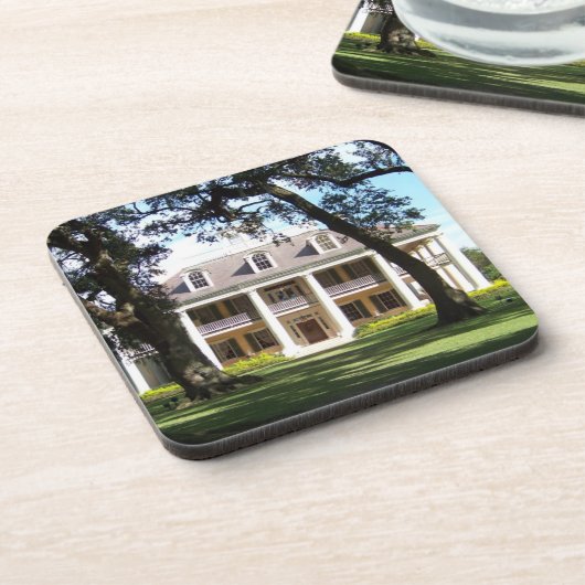 Das Kronjuwel der Fluss-Straße - Houmas-Haus Untersetzer (Linke Seite)