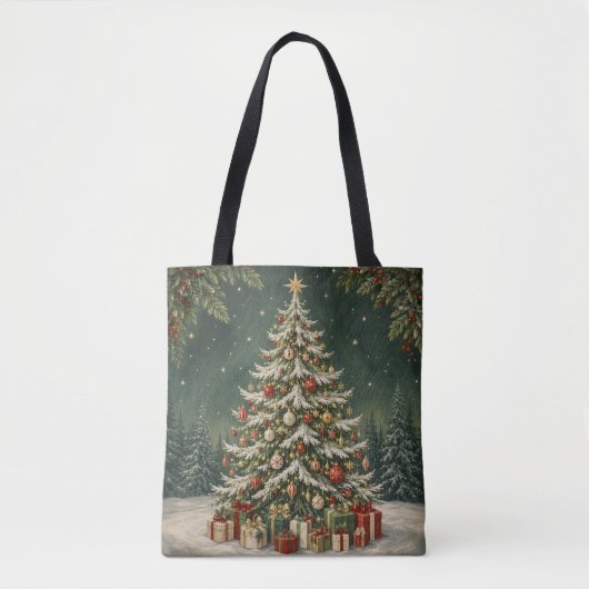 Das Kronjuwel des Winterwaldes Tasche (Vorderseite)