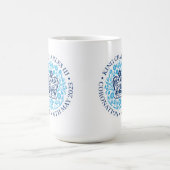Das KrönungsEmblem des Königs Charles 2023 Kaffeetasse (Mittel)