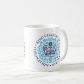 Das KrönungsEmblem des Königs Charles 2023 Kaffeetasse (VorderseiteRechts)
