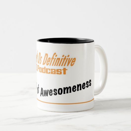 Das Krus von Awesomeness Zweifarbige Tasse (VorderseiteRechts)