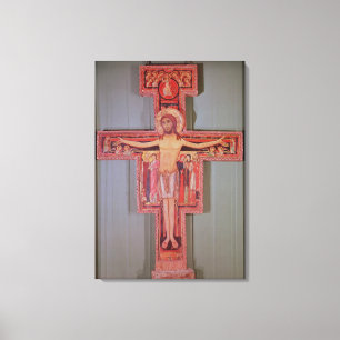 Das Kruzifix von St. Damian Leinwanddruck