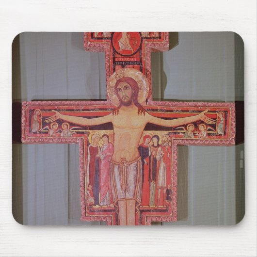 Das Kruzifix von St. Damian Mousepad (Vorne)