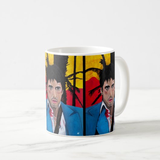 Das kubanische Gemälde von Alfred Fox Kaffeetasse (VorderseiteRechts)