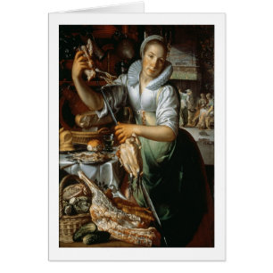 Das Küchen-Mädchen (mit Christus, Mary und Marth