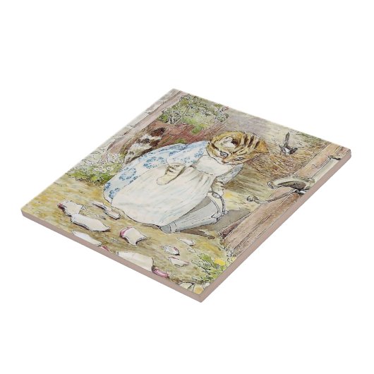 Das Kuchen und der Patty Pan von Beatrix Potter Fliese (Seite)