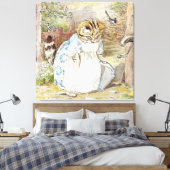 Das Kuchen und der Patty Pan von Beatrix Potter Leinwanddruck (Insitu (Schlafzimmer))