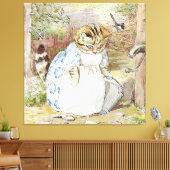 Das Kuchen und der Patty Pan von Beatrix Potter Leinwanddruck (Insitu (Wohnzimmer))